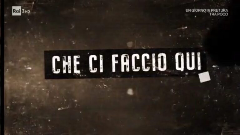Che ci faccio qui